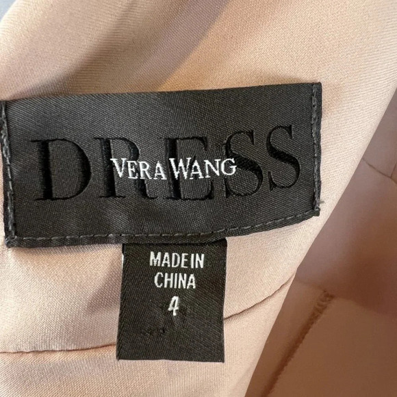 Vera Wang Pink Rose Gold Sequin Formal Gown $395 - Picture 13 of 15